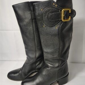 Chloé
Leather Whipstitch Trim Riding Boots